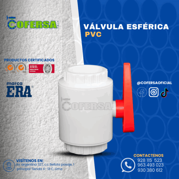 VÁLVULA ESFÉRICA S/R