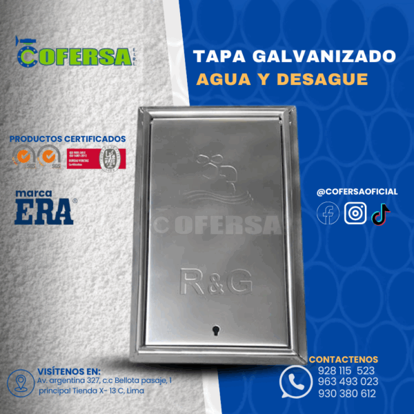 TAPA GALVANIZADO