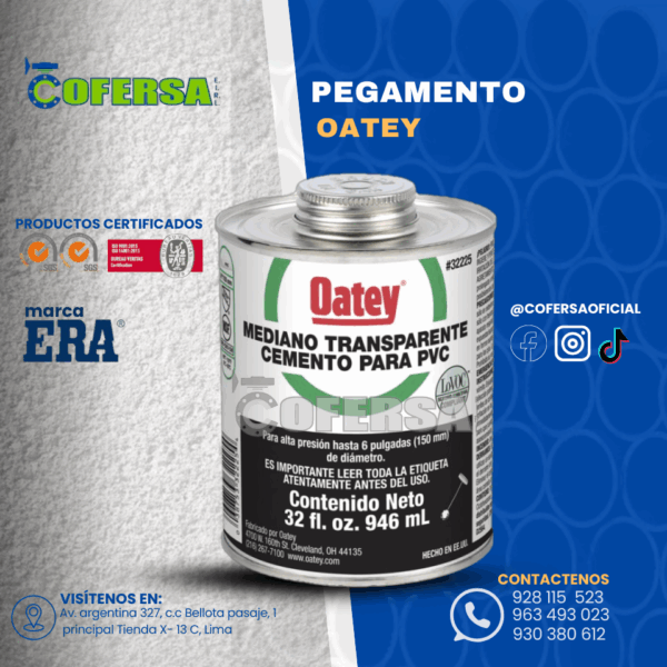 PEGAMENTO OATEY NEGRO