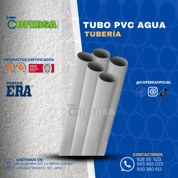 TUBO PVC AGUA