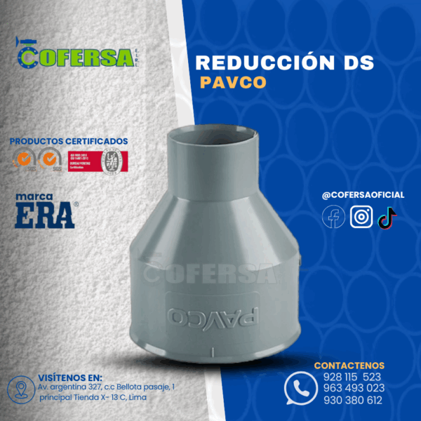 REDUCCIÓN DS PAVCO