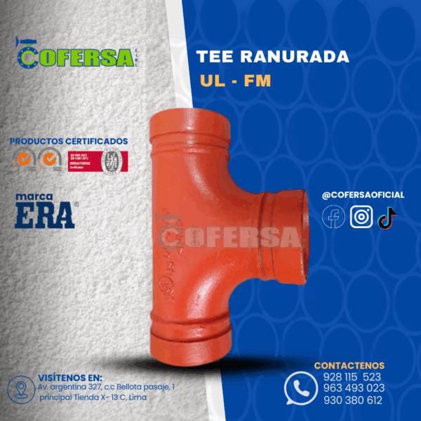 TEE RANURADA UL-FM