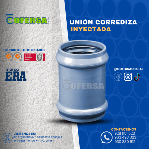 UNIÓN CORREDIZA