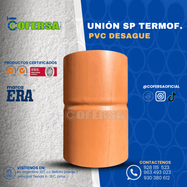 UNIÓN SP DS TERMOFORMADO