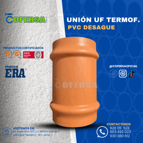 UNIÓN UF DS TERMOFORMADO