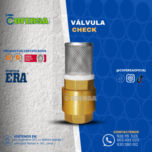 VÁLVULA CHECK