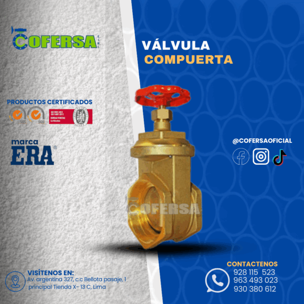 VÁLVULA COMPUERTA