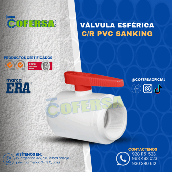VÁLVULA ESFÉRICA C/R