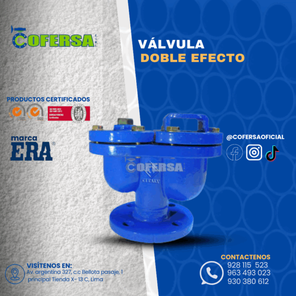 VÁLVULA DOBLE EFECTO