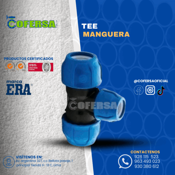 TEE MANGUERA