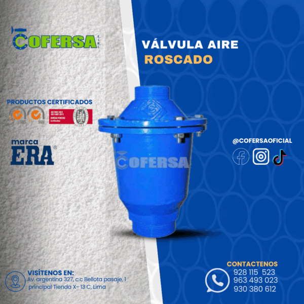 VÁLVULA AIRE ROSCADO