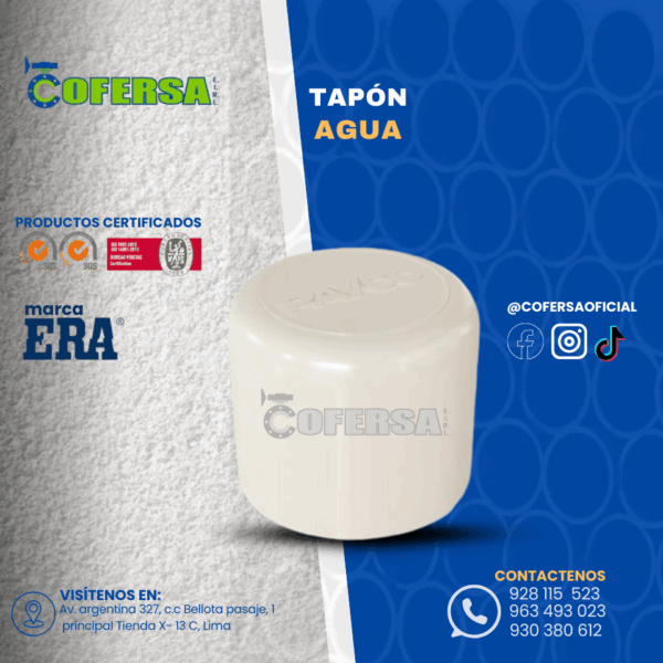 TAPÓN AGUA