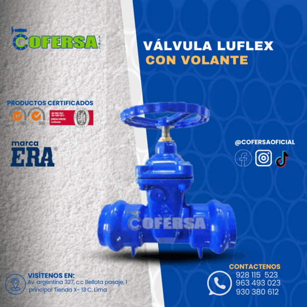 VÁLVULA LUFLEX C/VOLANTE